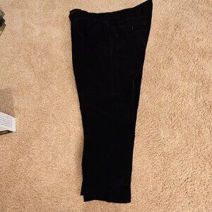 Dockers Corduroy Pants Men's W42 L32 Black Heavyweight 100% Cotton